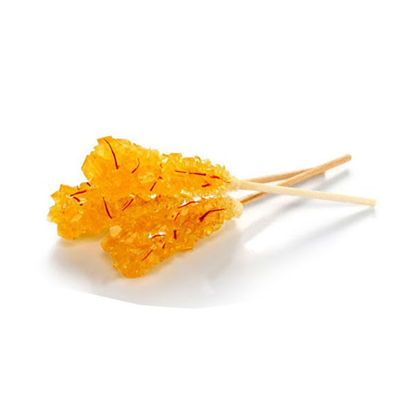 Saffron Rock Candy on Stick